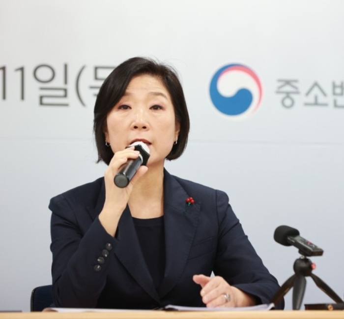 오영주 중소벤처기업부 장관. 사진=중기부
